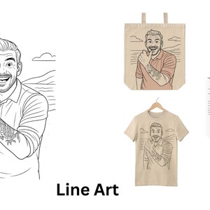 Impresión de arte digital: pintura al óleo, acuarela, arte lineal, boceto, sin rostro, minimalista, carboncillo, ilustración, arte mural imprimible