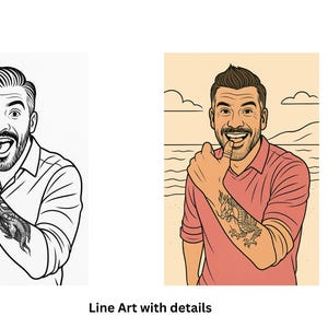 Impresión de arte digital: pintura al óleo, acuarela, arte lineal, boceto, sin rostro, minimalista, carboncillo, ilustración, arte mural imprimible
