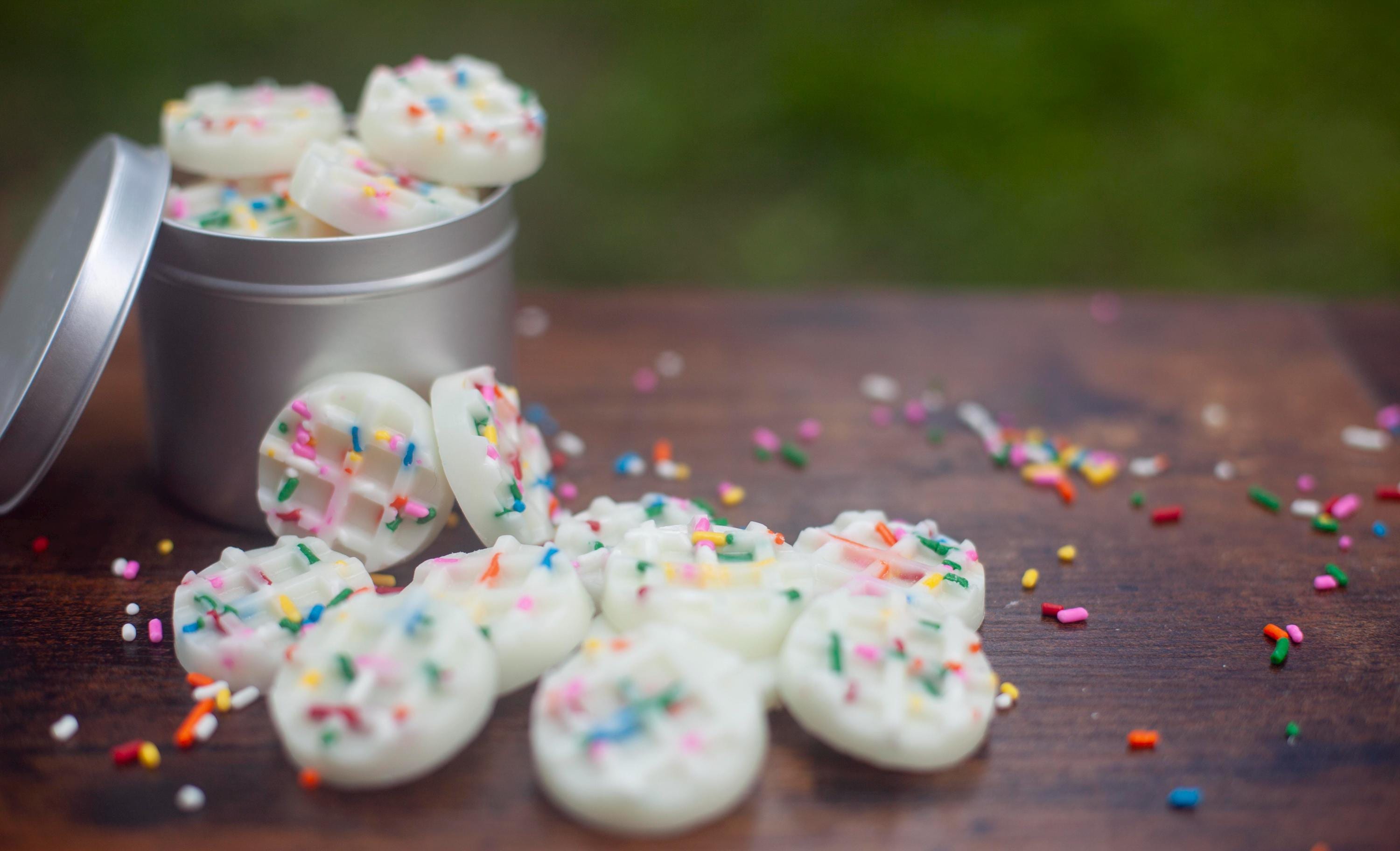Birthday Cake Waffles Wax Melts, Bakery scented wax melts, Vanilla wax melt, Wax Melt Gift, Wax Melt, food wax melts, Soy Wax Melt