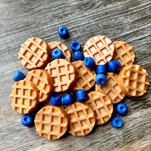 Blueberry Waffle Wax melts, Bakery scented wax melts, food wax melts, Wax Melt Gift, Wax Melt, cute wax melts, fun wax melts