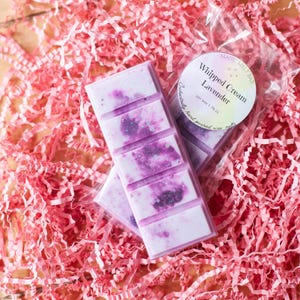 Whipped Lavender wax melt bar, Floral scents, Wax Melt Snap Bar, Wax Melt Gift, Wax Melt, Scented wax Melt Bar, Soy Wax Melt
