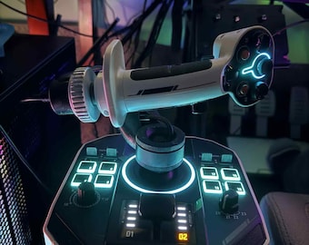 Adaptateur horizontal Rarick 3D pour Thrustmaster Sol-R avec câble