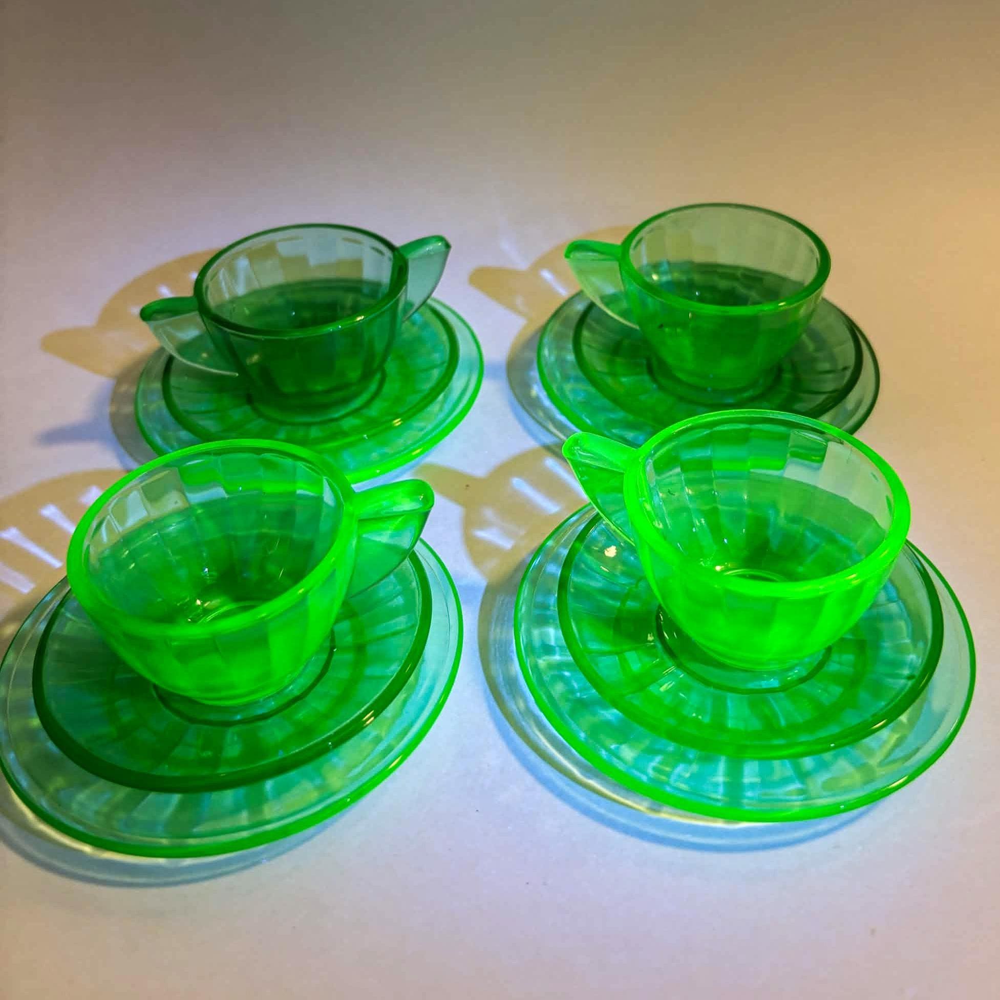 Akro Agate Childrens Dishes - Etsy