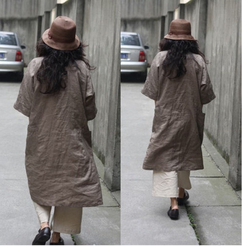 Ethnic Chinese Style Linen Long Dress 27 Colors RAMIES
