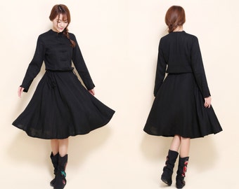 Twirl This Skirt!!/Just think! A built in adjustable waist dress!/ Two dfferent looks/ Chinese Style/ 19 Colors/ RAMIES