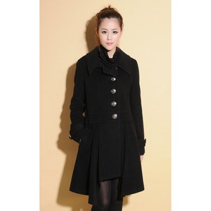 Classic Coat Dress /navy/ Camel/ Black/ Wool Long Jacket/ 11 - Etsy