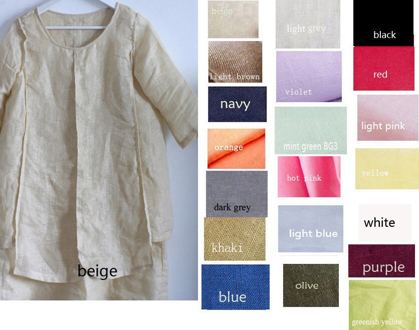 Charming and Disarming Two Layers Dress/ Tunic / 20 Colors/ RAMIES - Etsy