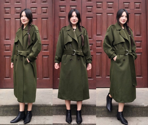 Military long jacket sale