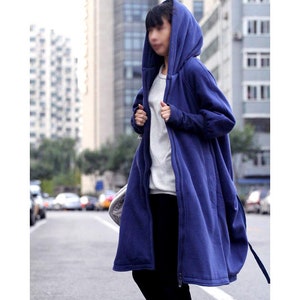 Free Style Zipper Hoodie Jacket with Cotton Lining/ Winter Coat/ 8 Colors/ RAMIES