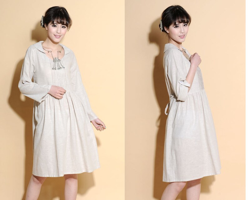 Snow White Collar High Waist Dress/ 28 Colors/ RAMIES image 3