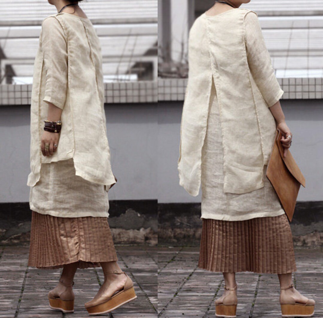 Charming and Disarming Two Layers Dress/ Tunic / 20 Colors/ RAMIES - Etsy