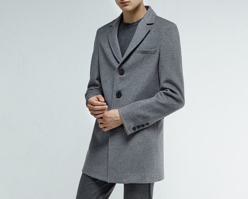 Classic Men's Wool-cashmere Jacket /winter Coat/ 11 - Etsy