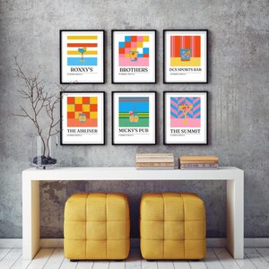 Iowa City Bars Digital Prints