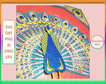 Download Peacock Mandala Etsy