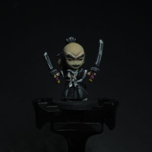 Chibi Martial Arts Ninja 3 Hand-Painted Miniature | Good for Dungeons and Dragons, Pathfinder and other Roleplaying games ninja all stars