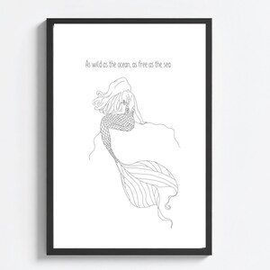 Mermaid Digital Print