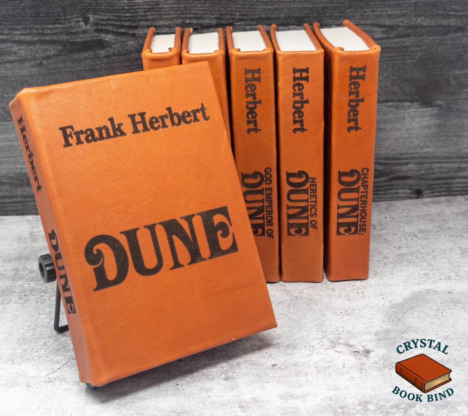 The Dune Saga Handbound Leather Editions Frank Herbert Etsy