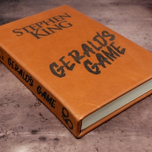 Gerald&#39;s Game by Stephen King – Hand-Bound Leather Edition