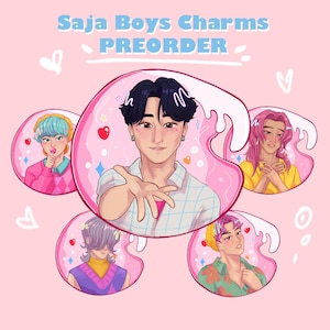 PREORDER Saja Boys Soda Pop Acrylic Charms