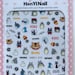 Reid reviewed Japanese nail art sticker decal - kawaii anime character