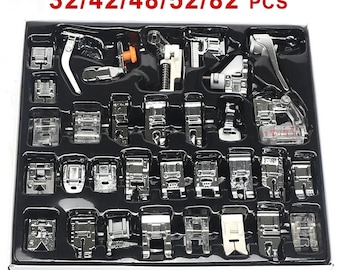 Presser Foot Kit Set Fabric presser for Sewing Fit For Singer Brother Janome Domestic Sewing Machine Parts Accessories
