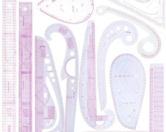 French Curve Sewing Ruler set – Patchwork, Pattern Drafting & DIY Craft Tool