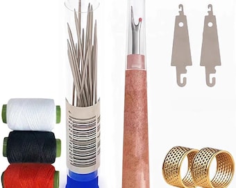 Big Eye Sewing Needles Set, Easy Threading Hand Needle Kit