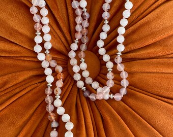 Mala de ágata dendrítica roja de Montana