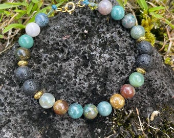 Pulsera de ágata india