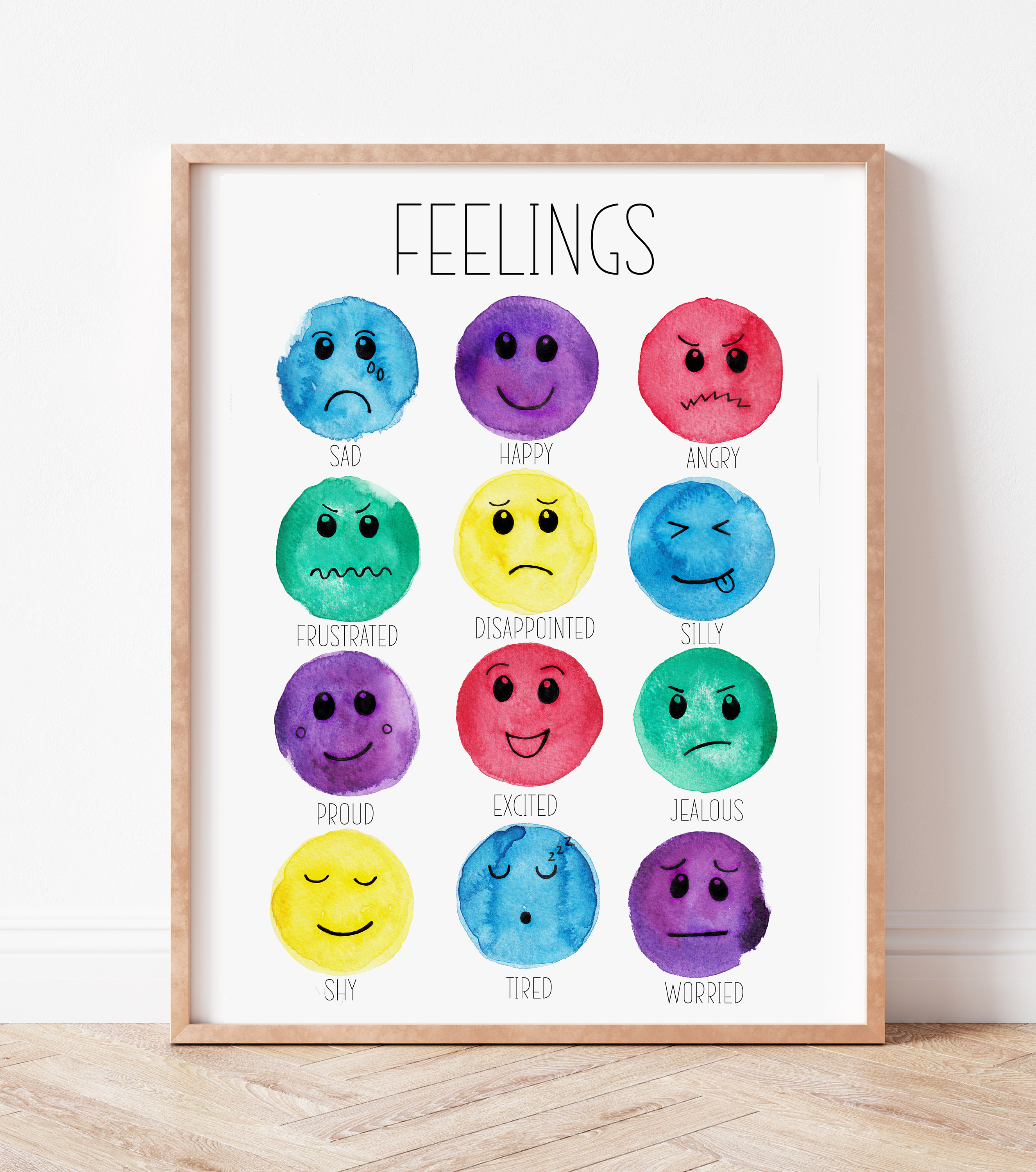 Set of 8 Preschool Printable Posters Digital Download - Etsy