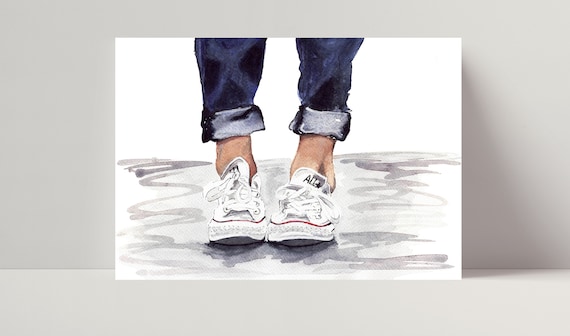 Converse printed sneakers 2025