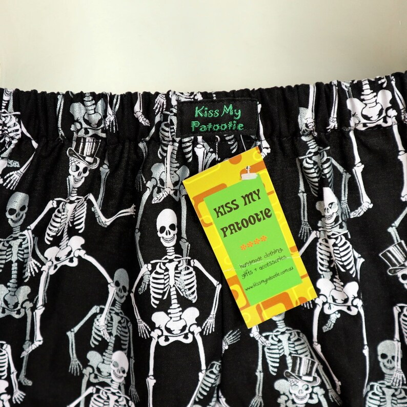 Shorts Boys Halloween Black skeletons kids sizes 0 5 | Etsy