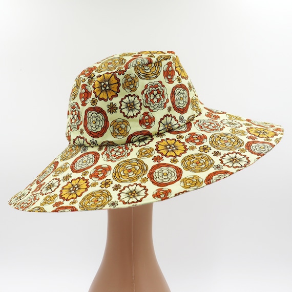 Wide Brim Reversible Sun Hat, Ladies / Girls Sizes Avail  display picture 1