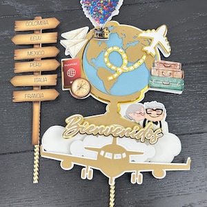 Travel Cake Topper