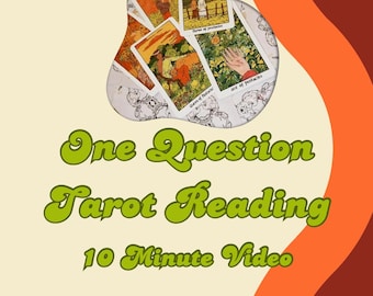One Question Tarot Reading | 10 Min Video Reading | Personalized Psychic Insight