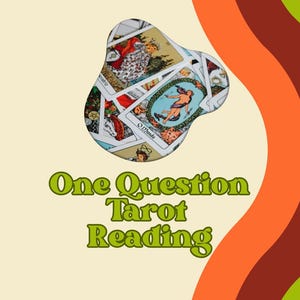 1つの質問で10分間のビデオ録画タロットとオラクルリーディング