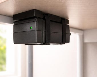 Soporte para fuente de alimentación debajo del escritorio / Material PETG / Organizador de cables