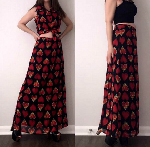 2 piece maxi skirt and top