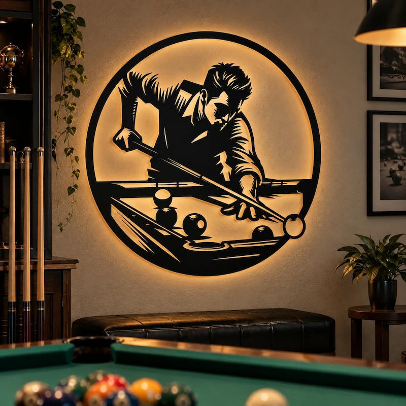 Pool Table Svg Cut File - Etsy