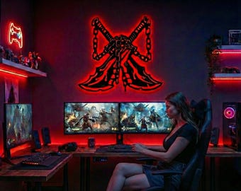 God Of War Chaos Blades DXF SVG File |  Sword Silhouette for Laser Cut & CNC