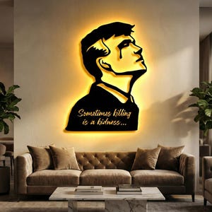 Thomas Shelby Silhouette DXF SVG | Peaky Blinders Wandkunst | Laser geschnittenes Portrait Vektor