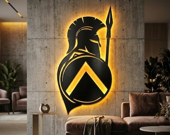 Spartan Warrior Silhouette SVG – Laser Cut File, T-Shirt Design, Wall Art