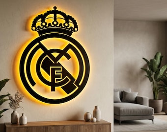 Logotipo del Real Madrid vectorial/cortado por láser (SVG y DXF)