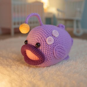 Crochet Fish Pattern, Amigurumi Sea Animal Begginer PDF Pattern, Nursery Room Gifts, DIY Home Decor