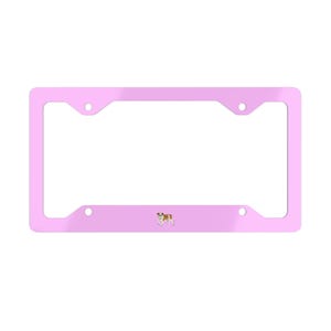 Tiny english bulldog license plate frame! Metal Stylish Car Accessories, Personalized Gift for Car, Home Decor, Fun Car Gifts