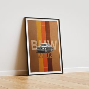 Car poster - BMW 2002 - Poster created by artist