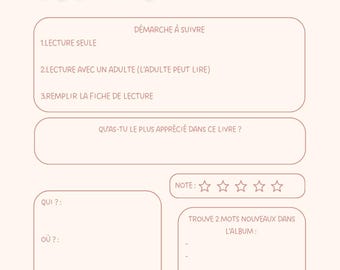 Reading sheet