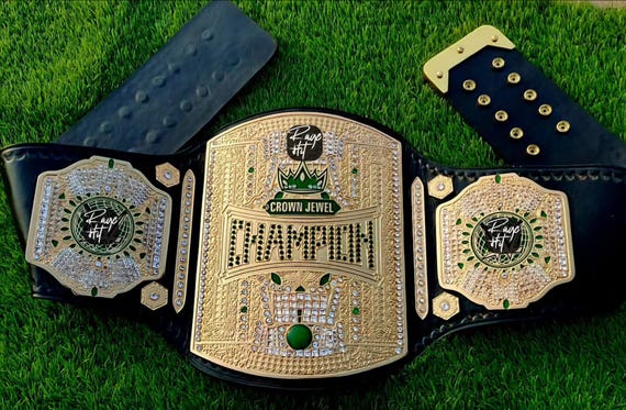Crown Jewel Wrestling Championship Belt –4mm Plates  display picture 1
