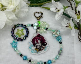 Heizou genshin impact wristlet charm
