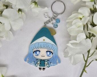 Crystal student keychain